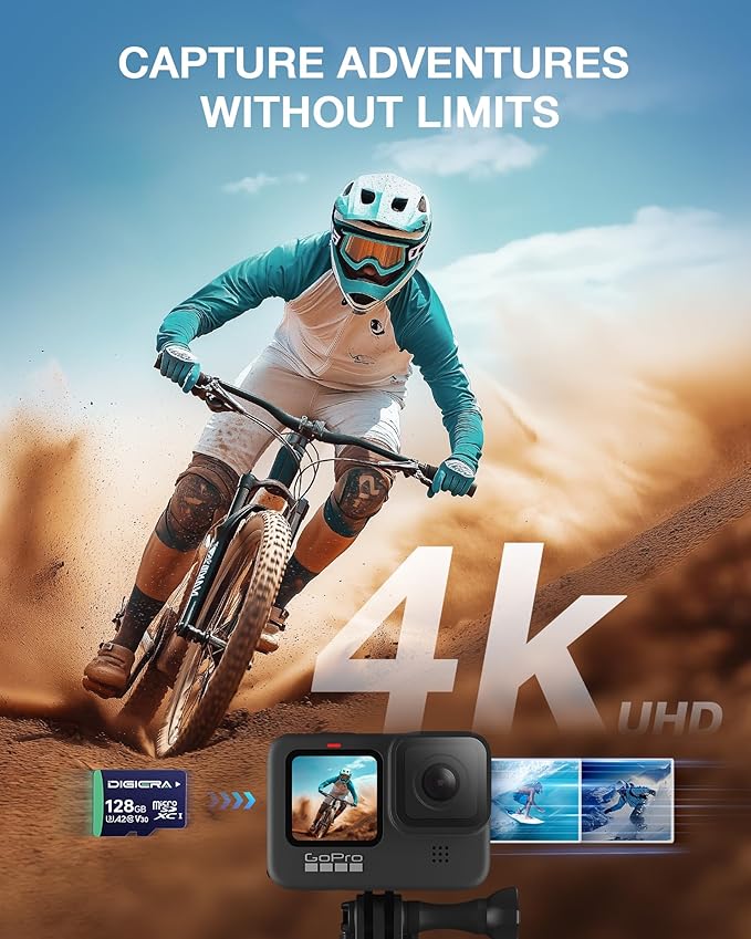 DIGIERA 128GB CT100 microSDXC UHS-I Memory Card