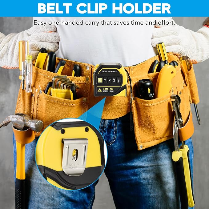4-in-1 Laser Tape Measure