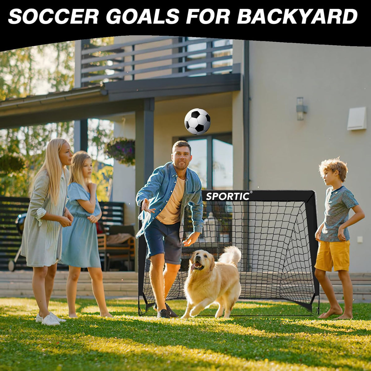 Pop Up Soccer Goal Net Set by [Brand Name] - 2 Pack 4' x 3' Portable Goals for Kids | Indoor & Outdoor Use