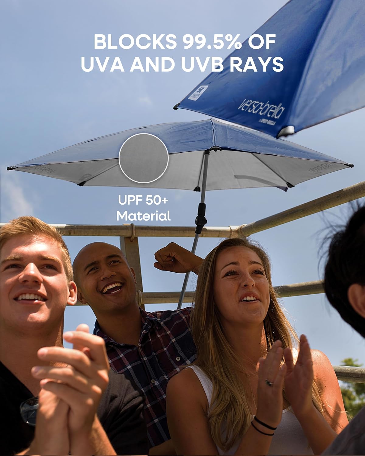 Sport-Brella Versa-Brella Adjustable SPF 50+ Umbrella - Universal Clamp for Easy Attachment