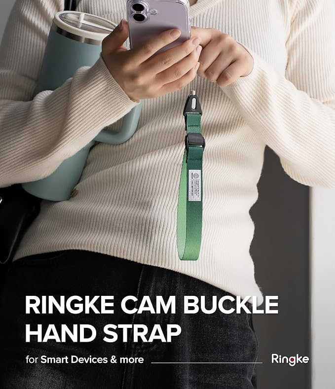 Ringke Cam Buckle Hand Strap Secure Anti-Theft, Anti-Drop Phone Strap
