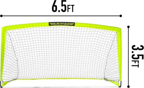 Franklin Sports Blackhawk Soccer Goal - Portable Pop-Up Nets for Indoor/Outdoor Play - Youth & Adult Sizes Available