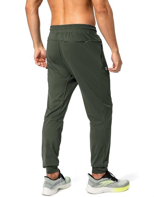 G Gradual Men's Athletic Sweatpants - Zipper Pockets for Running & Workouts | Comfortable Joggers