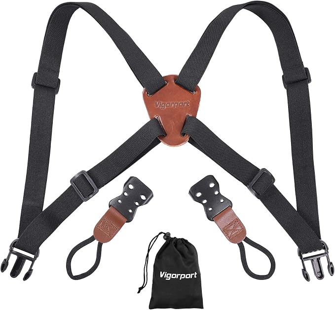 Vigorport Camera Strap, Cross Shoulder Straps