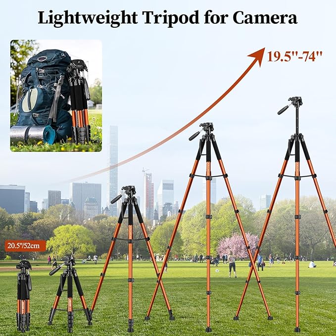 JOILCAN Tripod Camera Tripods, Heavy Duty Tall Cameras Tripod Stand,