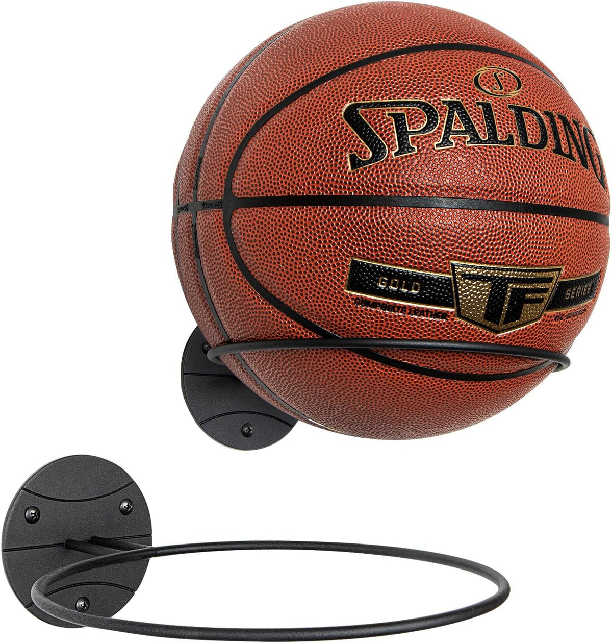 PUERSI Wall Mount Ball Holder - Versatile Display Storage for Basketball, Football, Soccer, Volleyball