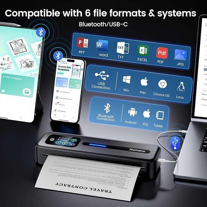Phomemo Upgraded Portable Printer