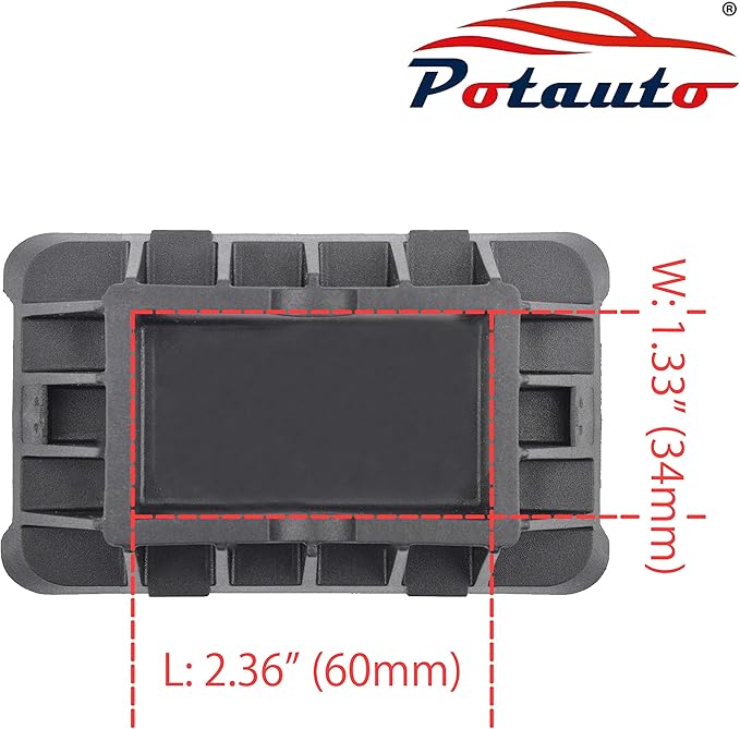 Potauto Upgraded 51717189259 Car Jack Lift Pad Puck Support Compatible with BMW X3 X4 X5 X6 F25 F26 E70 F15 F16 F85 F86 Series