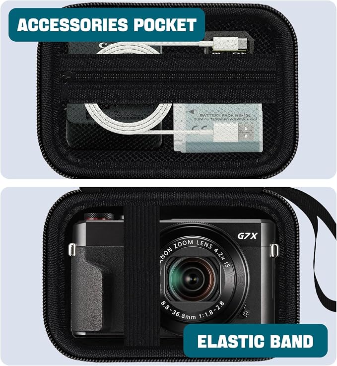 Camera Case for Canon PowerShot G7X Mark III/ G7 X Mark II/ SX740 hs Digital