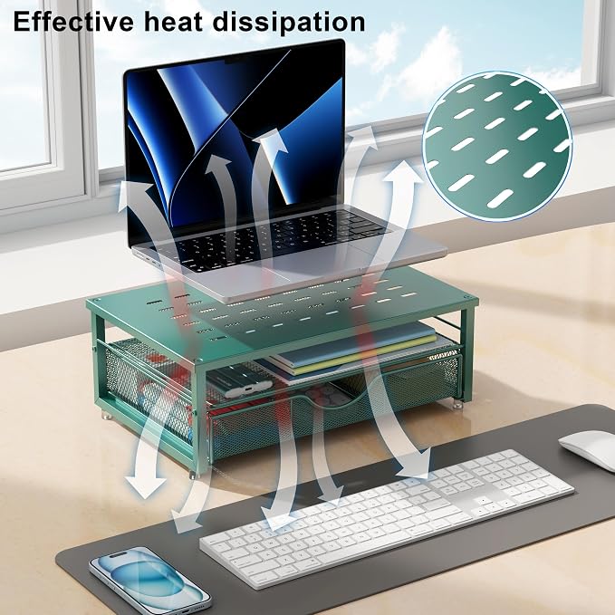gianotter Computer Monitor Stand Riser, office organizer