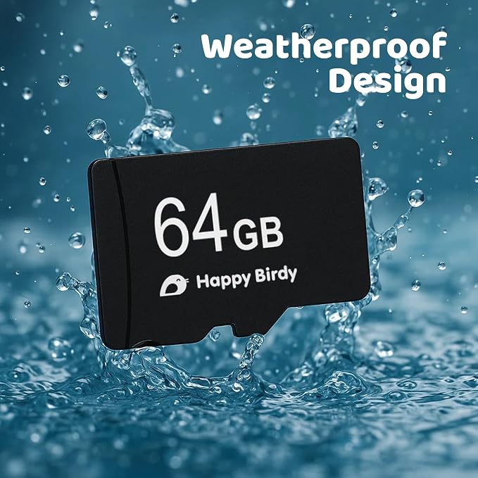 Happy Birdy 64GB MicroSD Card – TF Memory Card