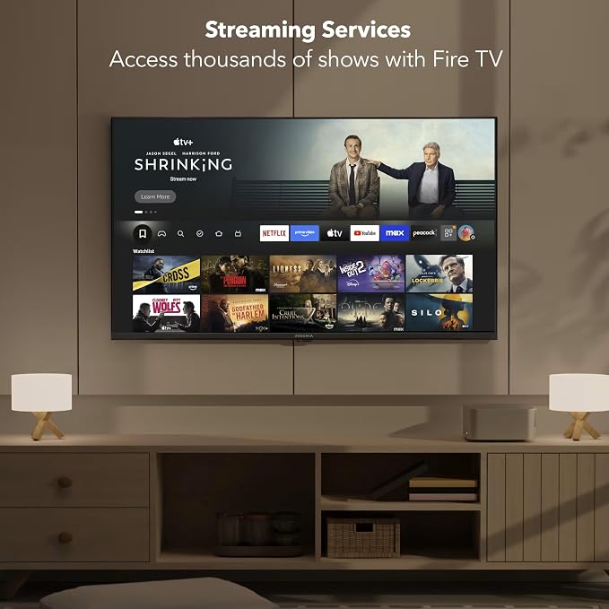 INSIGNIA 65-inch Class F50 Series LED 4K UHD Smart Fire TV with Alexa Voice Remote (NS-65F501NA26)