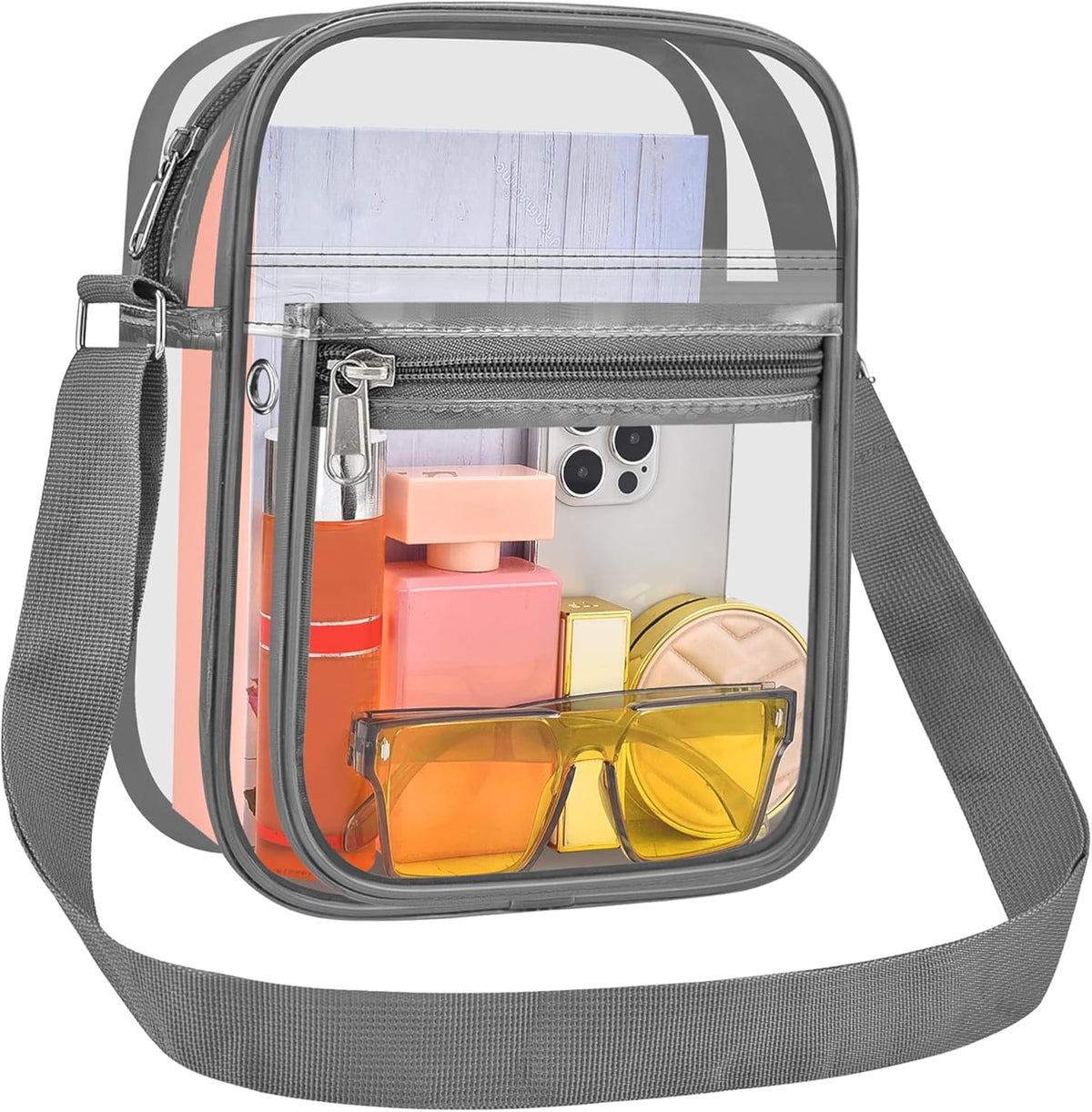 USPECLARE Clear Purse - Stadium-Approved Messenger Bag for Men & Women | Durable & Stylish