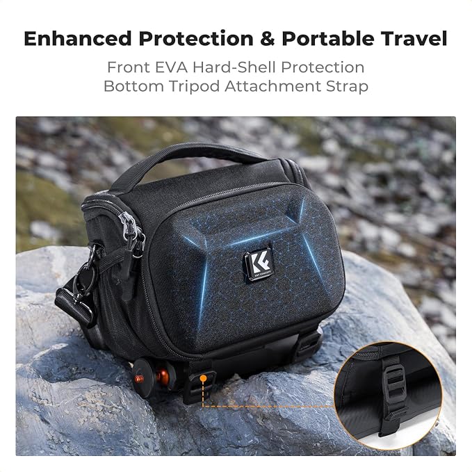 K&F CONCEPT Hardshell Camera Bag, Camera Shoulder Bag
