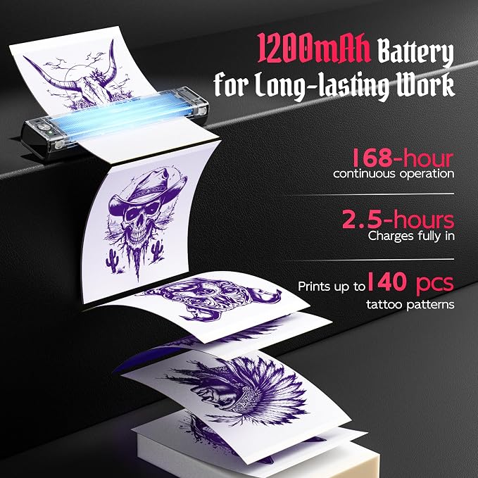 TATTMUSE 2026 New Version Tattoo Stencil Printer Machine