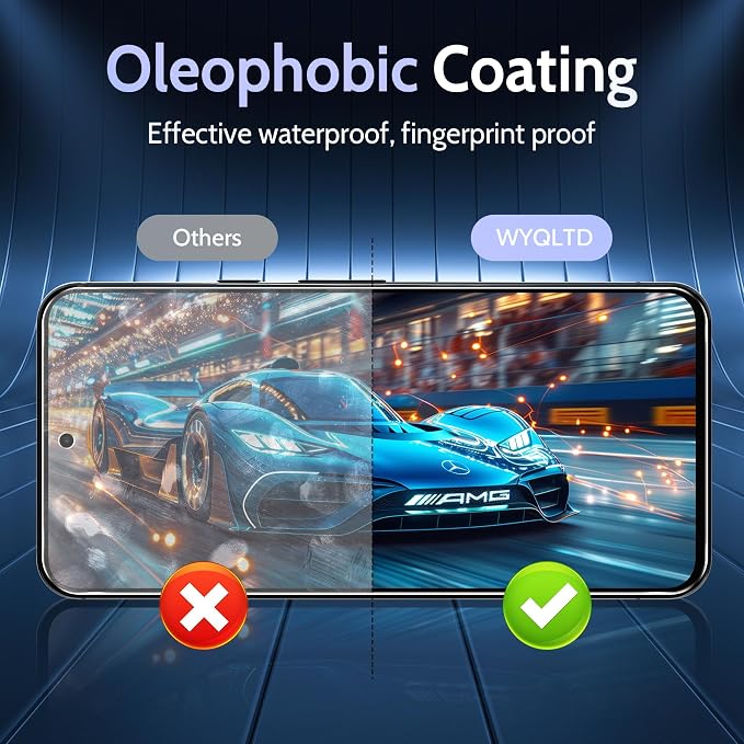 3 Pack for Google Pixel 9 / Pixel 9 Pro Privacy Screen Protector, Fingerprint