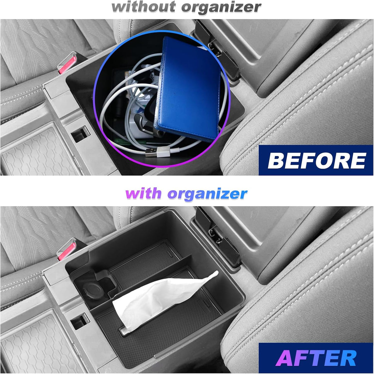 SXCY for 2024 2025 2026 Frontier Center Console Organizer