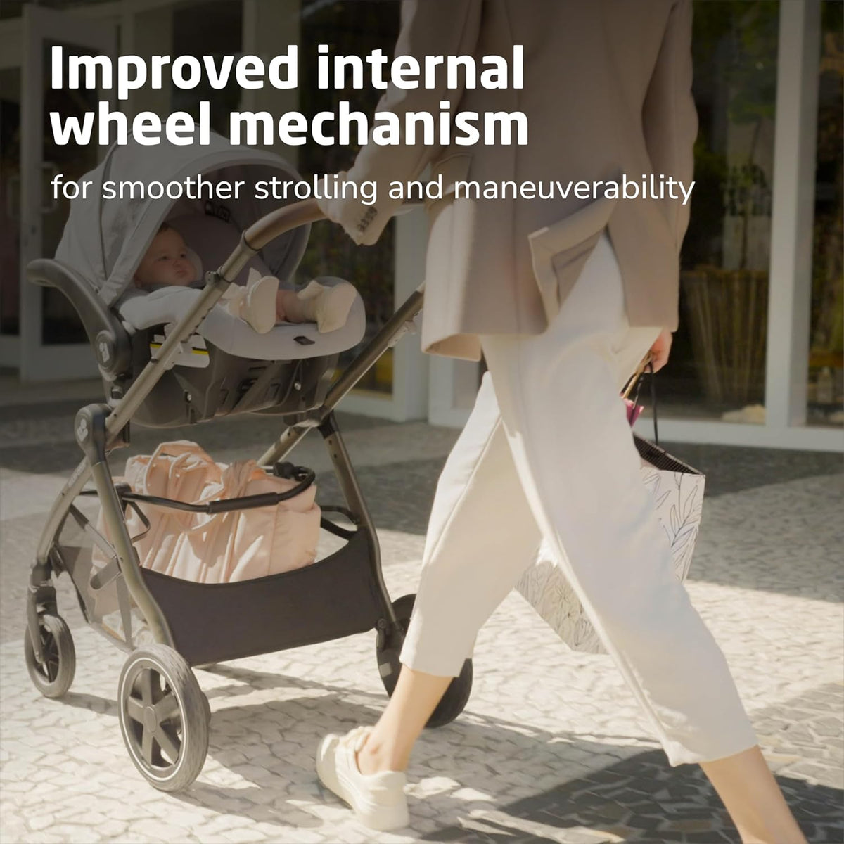 Maxi-Cosi Zelia 2 Luxe 5-in-1 Modular Travel System, New Hope Navy