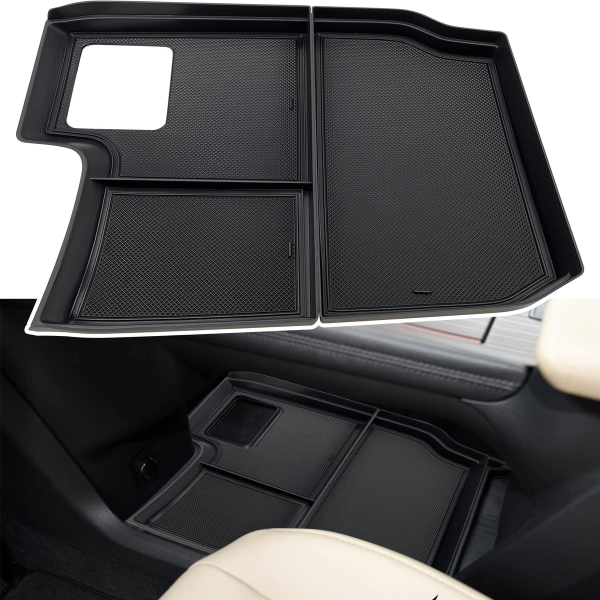 Compatible with Toyota Sienna 2021 2022 2023 2024 2025 2026 Accessories Center Console Tray Organizer
