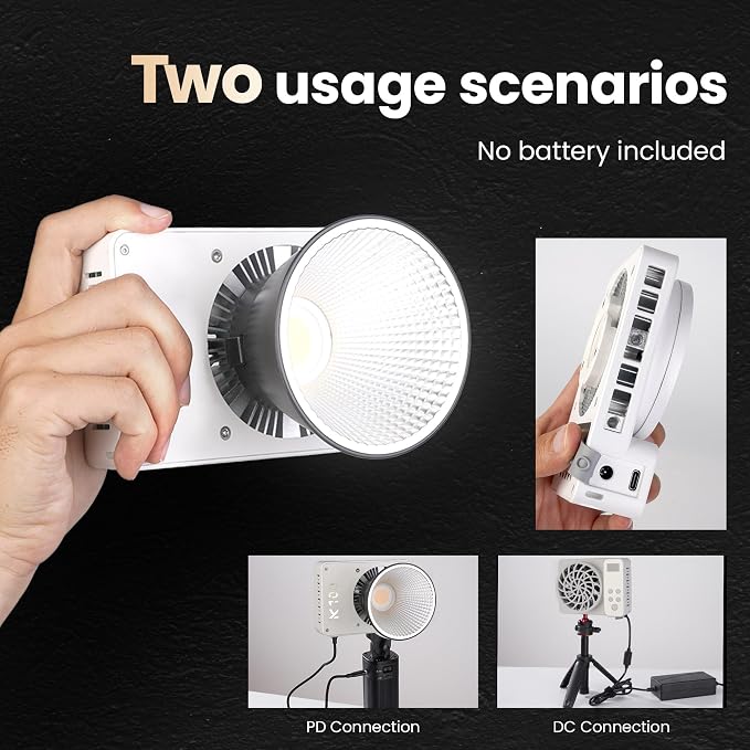 Walking Way 100W Led Video Camera Light Kit, 2800K-6800K Bi-Color Continuous
