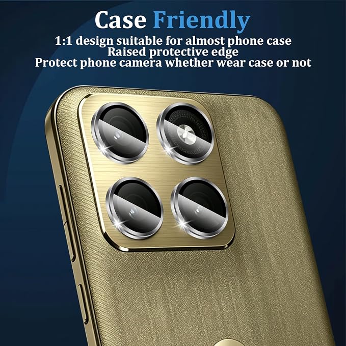 Compatible with Motorola Moto Edge 2026 Camera Lens Protector, Individual Metal