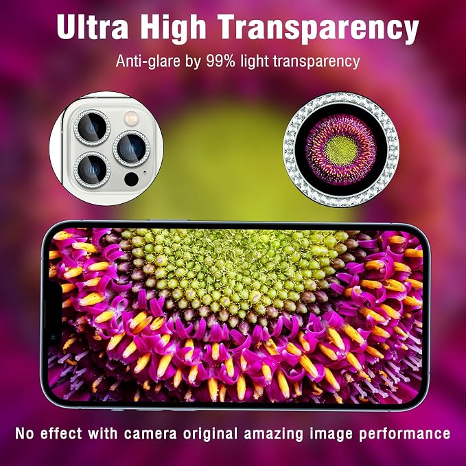 Bling Diamond Individual Camera Lens Protector