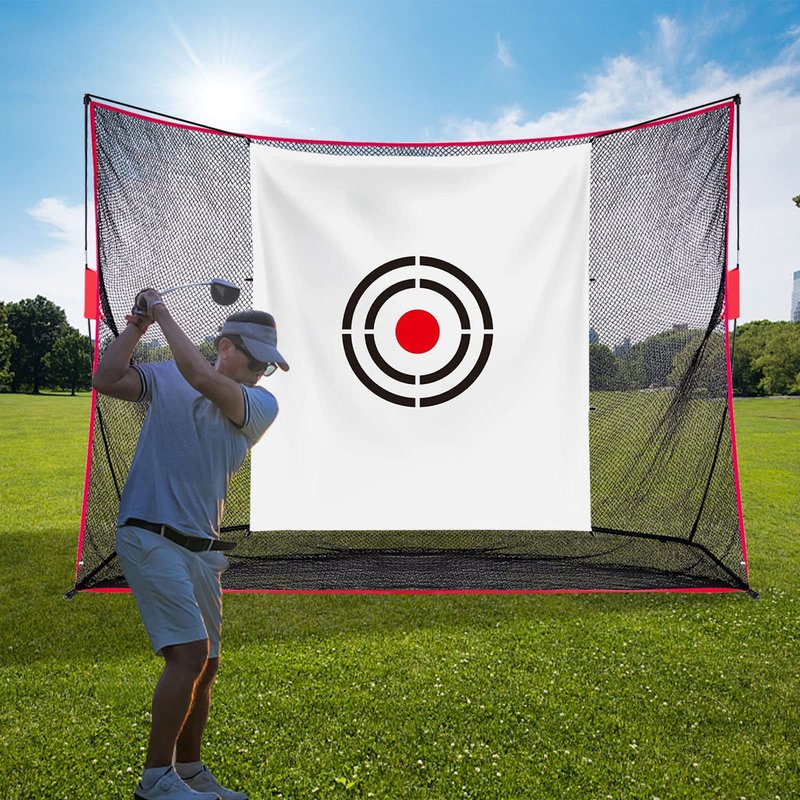 Sharellon Golf Target Cloth - Portable Driving Range 5x6FT Golf Hitting Training Aid for Golfers Father Gifts Backyard & Garage