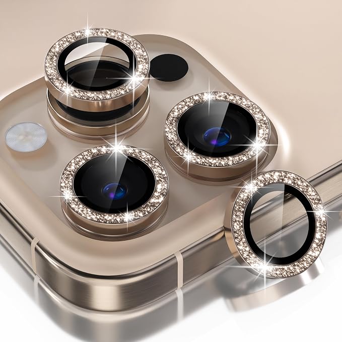 Choiche Compatible for iPhone 16 Pro/iPhone 16 Pro Max Camera Lens Protector
