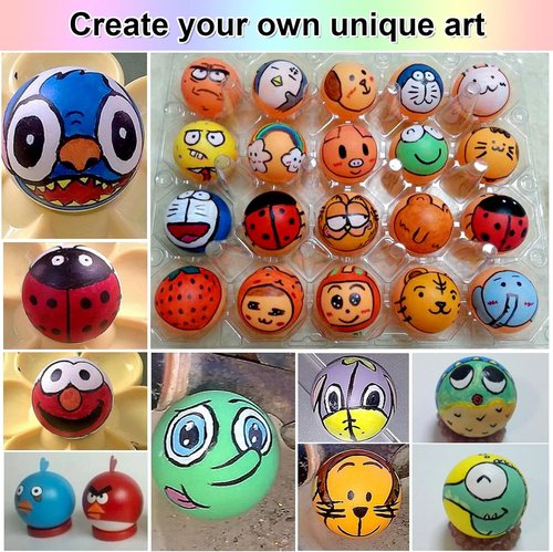 Guirnd 28 Pcs Ping Pong Balls - 40mm Table Tennis Balls for Games, Arts, Kids & Pets