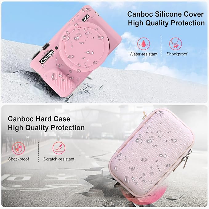 Canboc Camera Case for Canon PowerShot G7 X Mark II Digital Camera, Hard