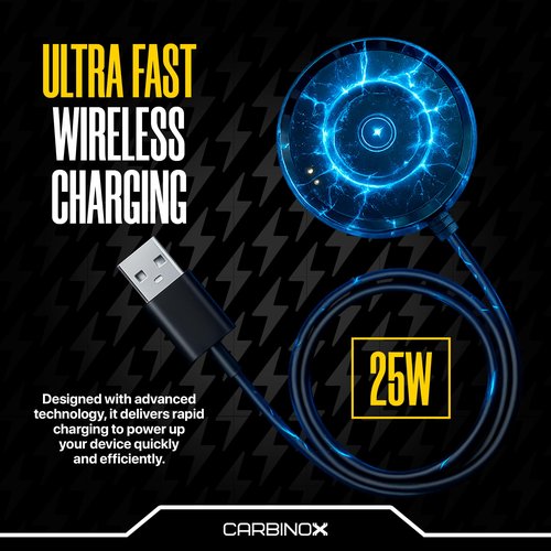 Carbinox USB Charger Compatible for Carbinox Smartwatch - Fast Charging Speed, Sleek Design, Reliable Functionality (Carbinox Blaze R)