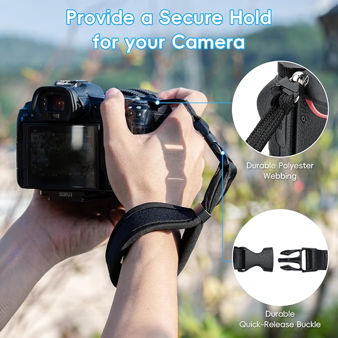 Quick Release Soft Neoprene Camera Hand Wrist Grip Strap