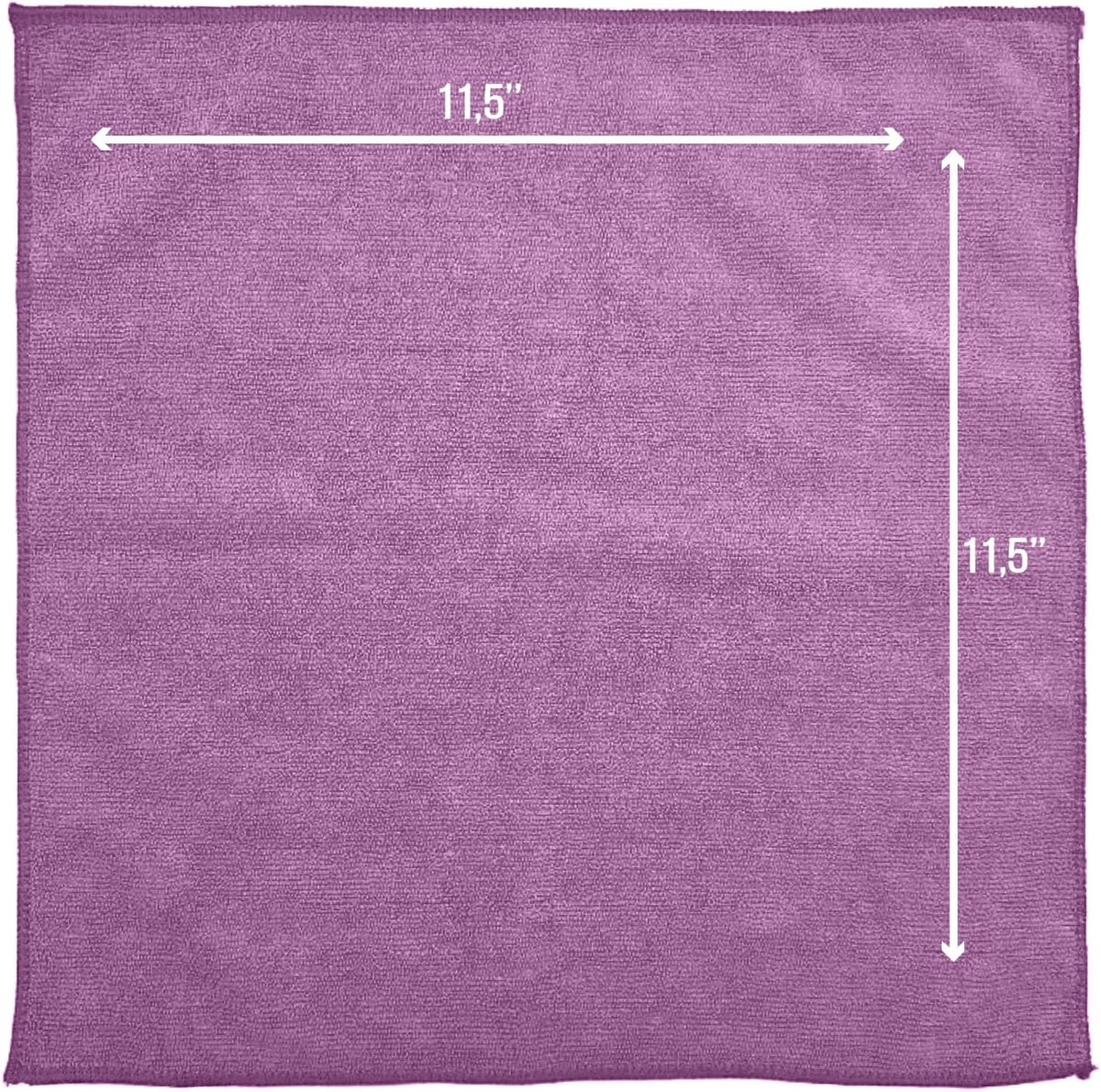 GREEN LIFESTYLE Microfiber Cleaning Cloth 11.5" x 11.5" 150 Pack - Edgeless Microfiber Towels for Cars, Cleaning Rags, Lint Free Car Microfiber Towel, Reusable Cleaning Cloths (Multicolor)