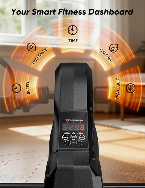 LUBBYGIM Mini Exercise Bike - Under Desk Pedal Exerciser for Seniors | Electric Motorized Foot Pedal Machine with 6 Speed Levels
