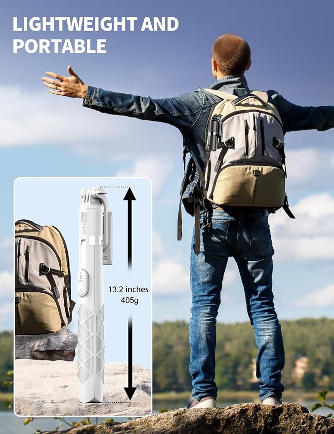71" Selfie Stick, Smartphone Tripod Stand All-in-1