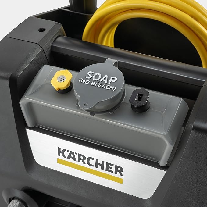 Kärcher Pressure Washer K1900PSB Cube, CETA Certified, 3 Spray Nozzles, Detergent Tank, for Cars, Driveways, Siding, Patios, 1.2 GPM