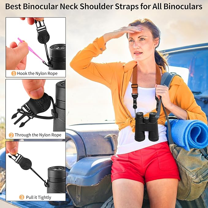 FIEIL Adjustable Shoulder Strap, Nylon Camera Strap, Comfortable Neck Strap
