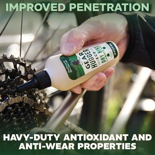 Gear Hugger - Eco-Friendly Dry Lube & Degreaser | Long-Lasting Plant-Based Bike Chain Cleaner