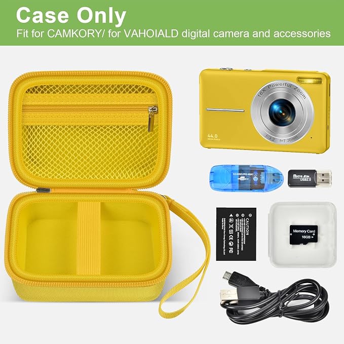 ALKOO Case Compatible with CAMKORY Digital Camera/for VAHOIALD FHD 1080P