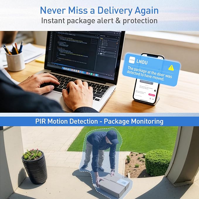 Smart Video Door Lock with 2K Doorbell Camera, Fingerprint & Keypad Keyless