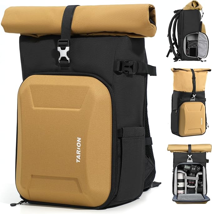 TARION Rolltop Camera Backpack