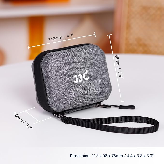 JJC Hard Shell Camera Lens Filter Case Up to 67mm, Water Resistant & Dustproof