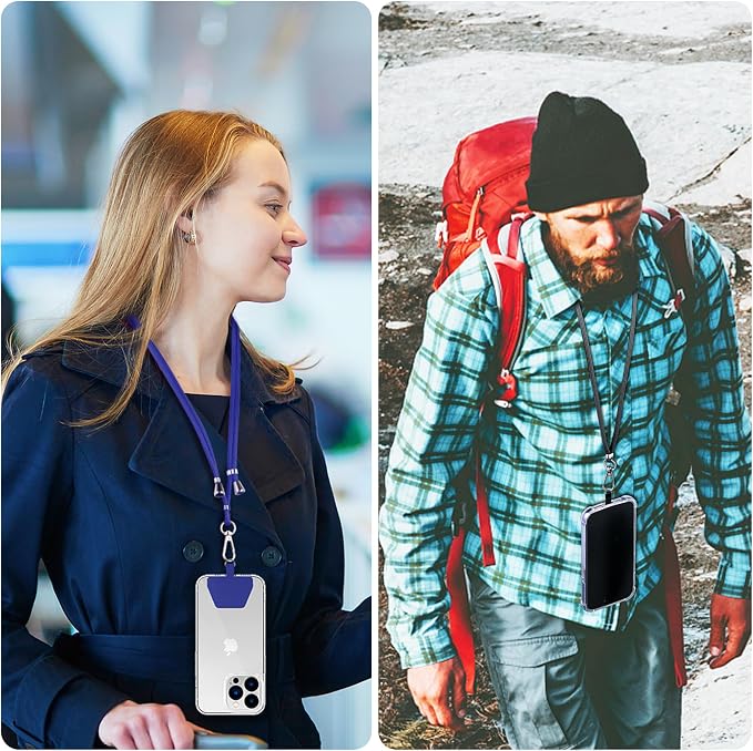 CACOE Phone Lanyard 2 Pcs-2 Pcs Adjustable Neck Strap, Universal Crossbody