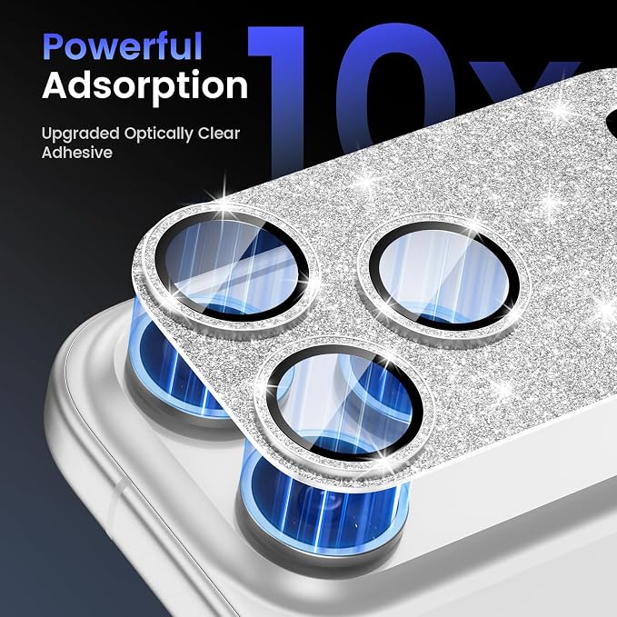 Tensea for iPhone 17 Pro Camera Lens Protector, Metal Aluminum Alloy Tempered