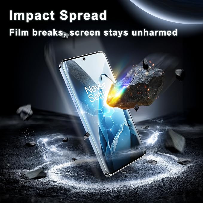 2+2 Pack for OnePlus 13 Screen Protector and Camera Protectors, Fingerprint