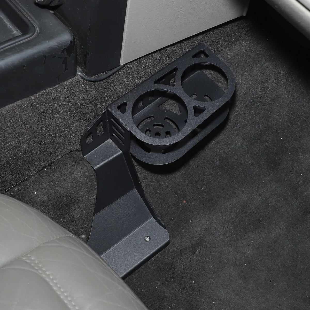 PIUGILH Passenger Seat Lower Cup Holder Compatible with Hummer H2 2003-2009, Aluminum Alloy Underseat Water Cup Holder Expander Bracket