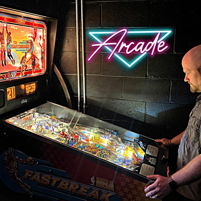 Kavaas Arcade Neon Sign, LED Arcade Signs