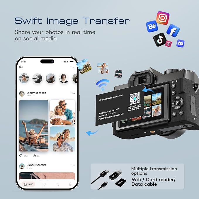 G-Anica 8K Digital Cameras for Photography