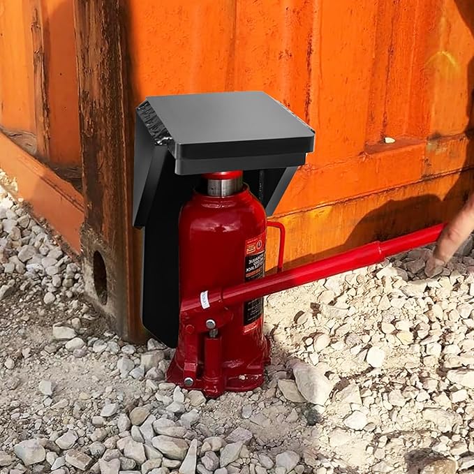 Shipping Container Jack Lug,Shipping Container Leveling Jacks,Shipping Container Accessories,Jack Leveling Attachment with Ground - Fast & Easy Solution to Lift Up Containers Chassis