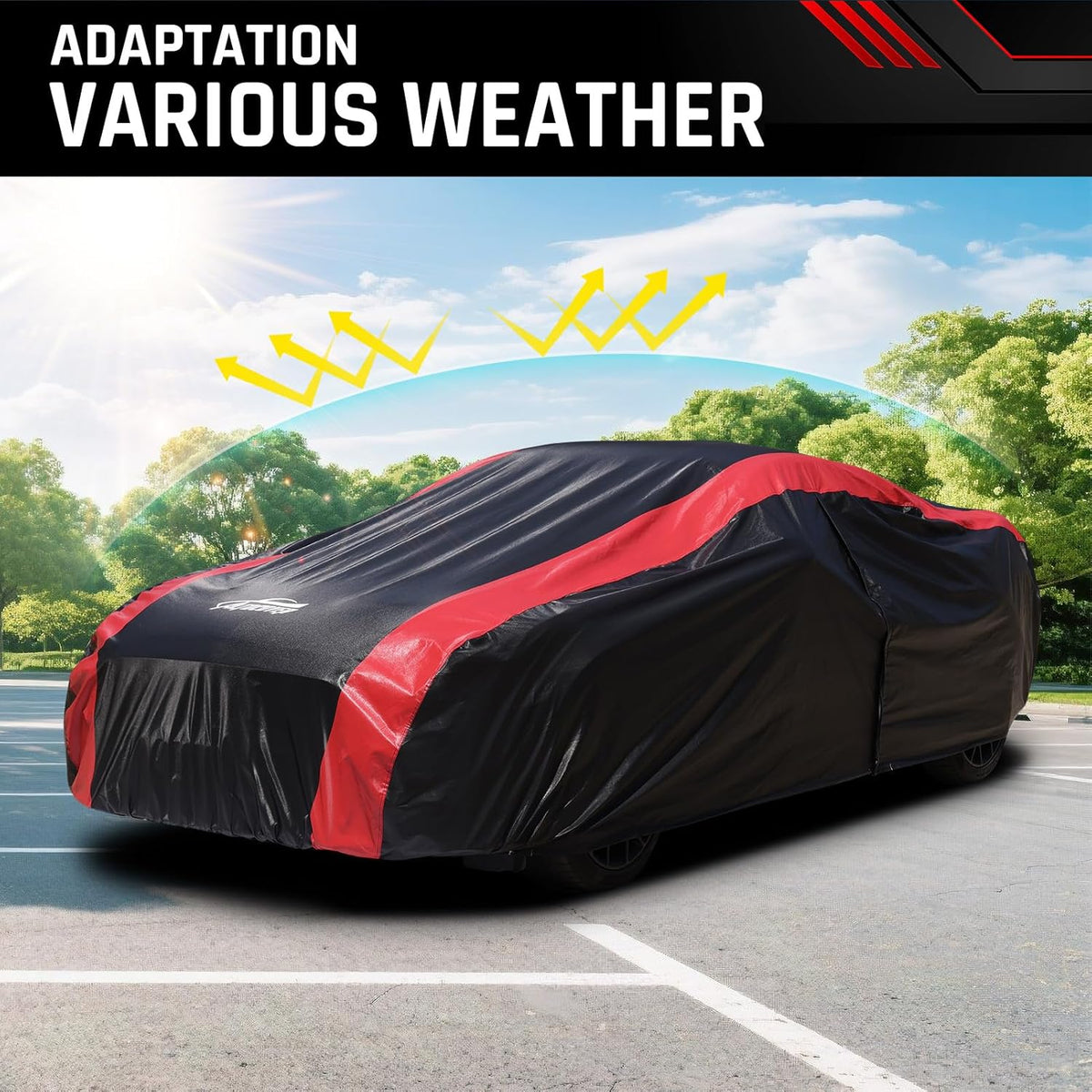 Car Cover Custom Fit for Pontiac Solstice (2005-2009), Coupe Car Cover Waterproof All Weather with Cotton Liner for Rain Snow Protection